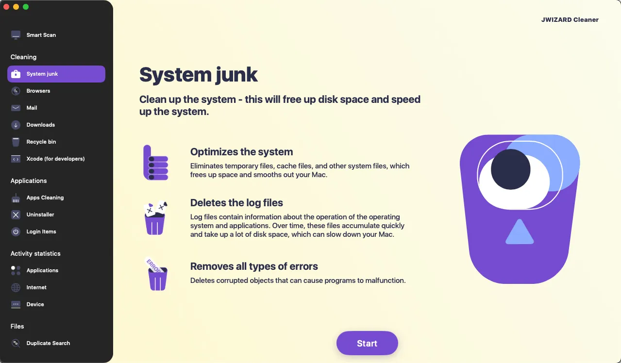 Clearing your Mac of system junk