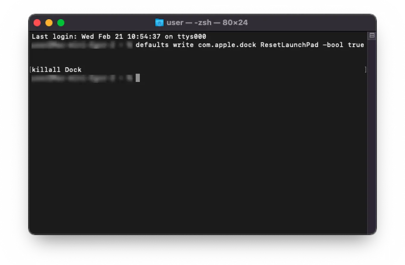 Resolving the problem of uninstalling apps from Launchpad on Mac