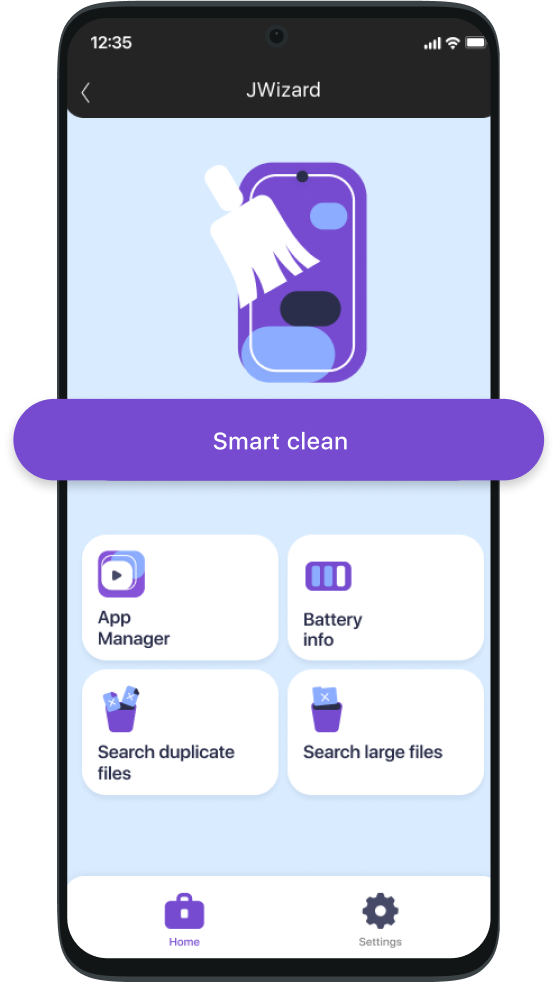 JWIZARD Cleaner: Android app cleaner