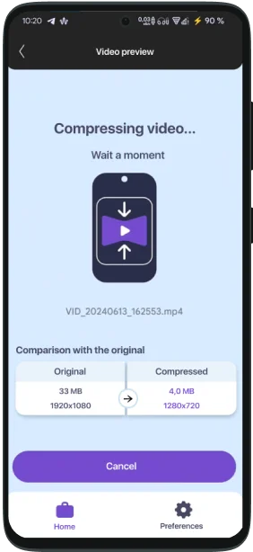 Video compression on Android