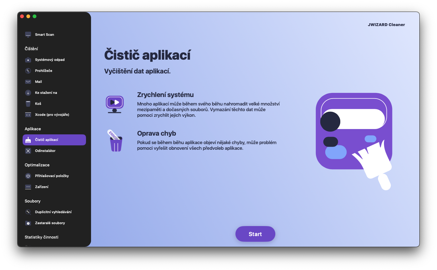 Clearing apps on a Mac
