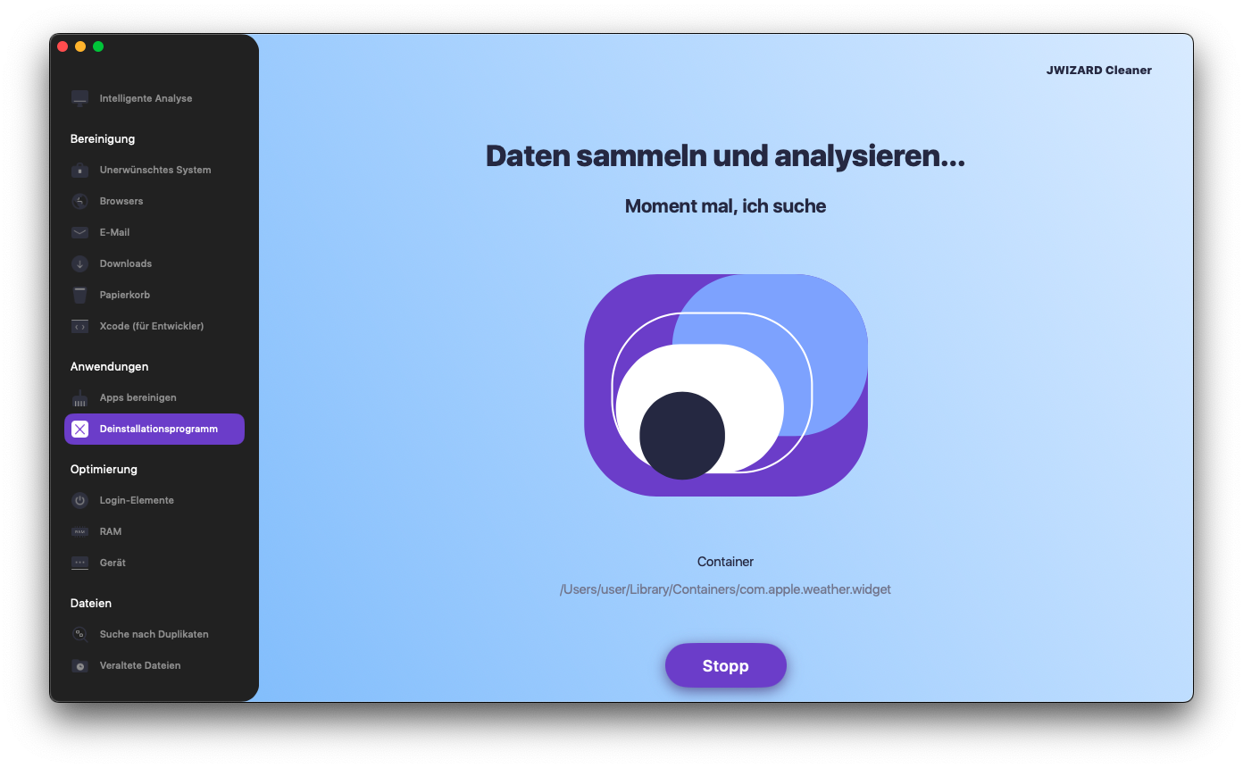 JWIZARD Cleaner data collection and analysis