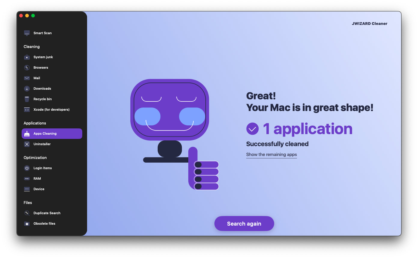 JWIZARD Mac Cleaner