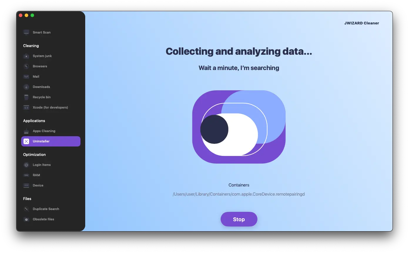 JWIZARD Cleaner data collection and analysis