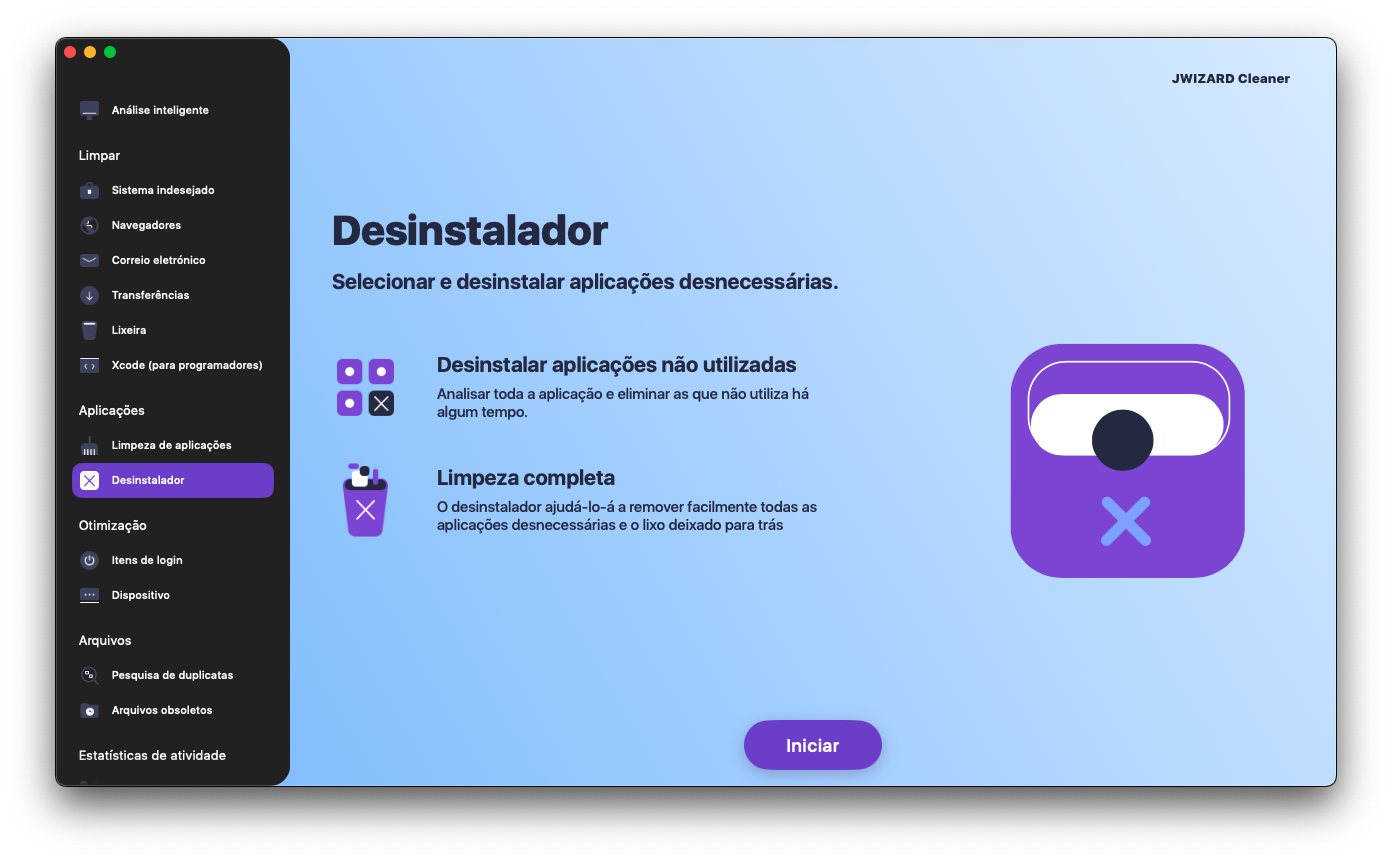 Uninstalling apps on a Mac