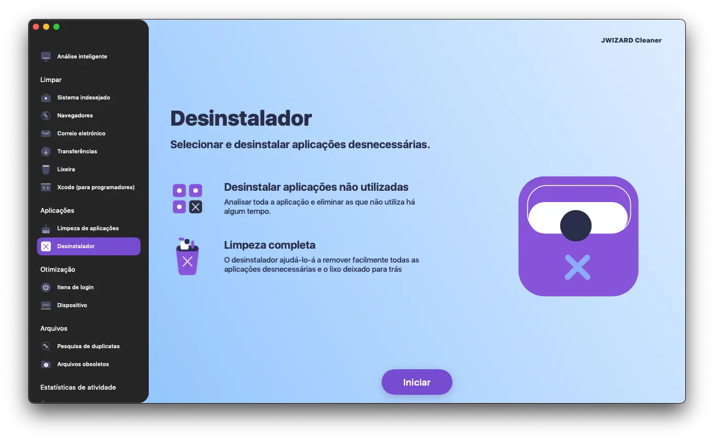 Uninstalling apps on a Mac