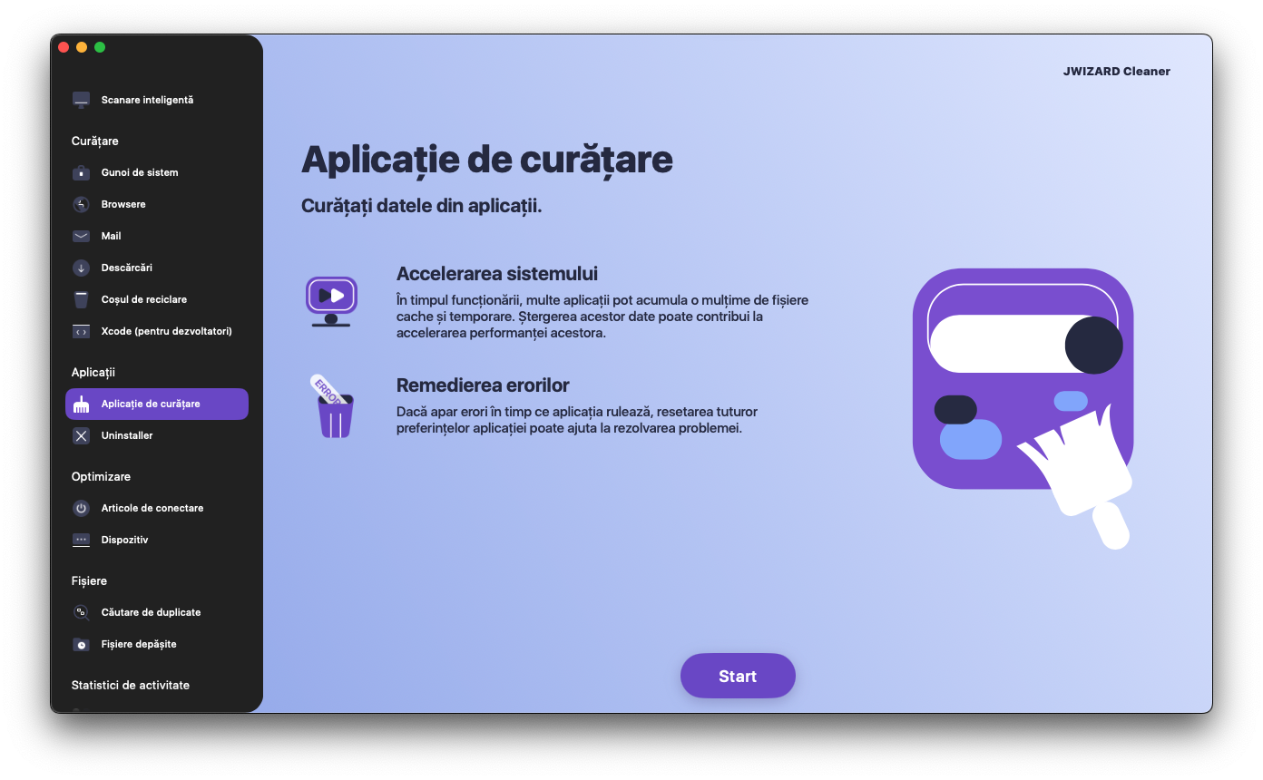Clearing apps on a Mac
