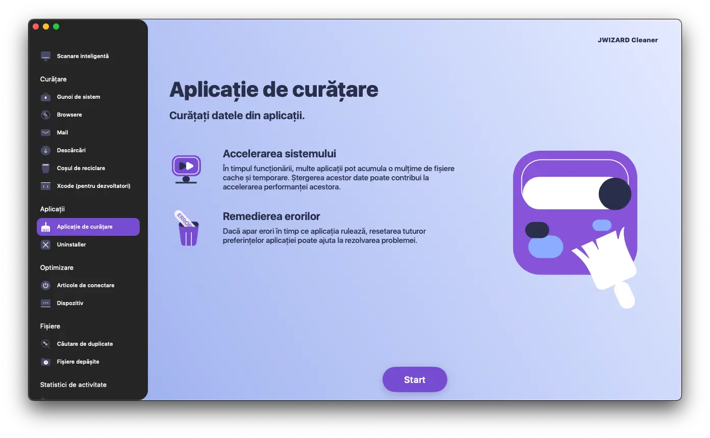 Clearing apps on a Mac