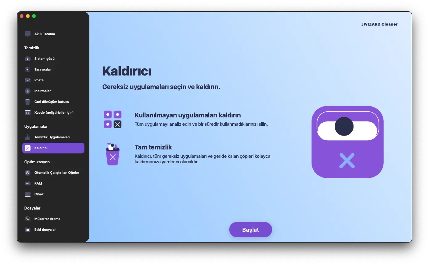 Uninstalling apps on a Mac