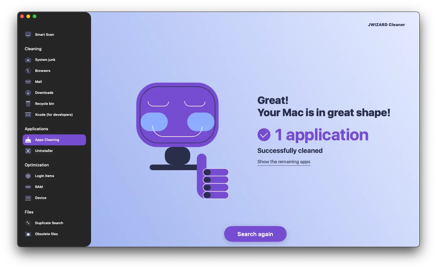 JWIZARD Mac Cleaner