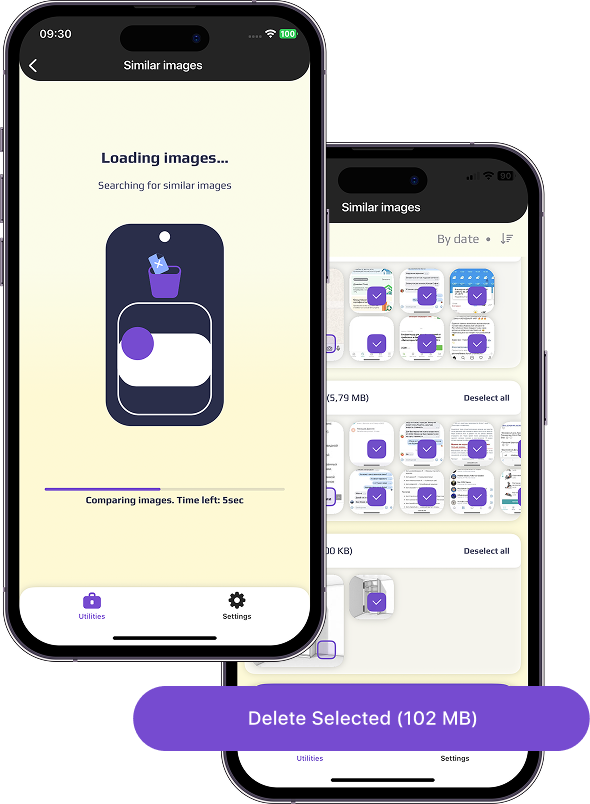 Searching for similar images on iPhone