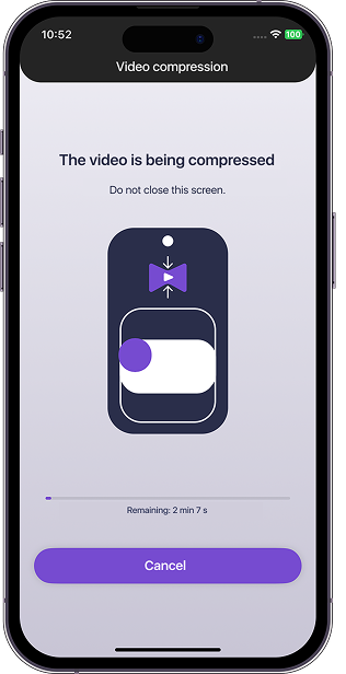 Video compression on iPhone