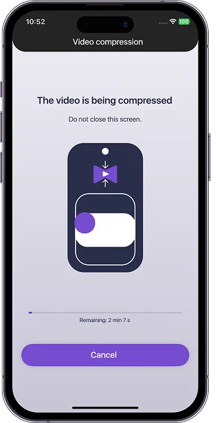 Video compression on iPhone