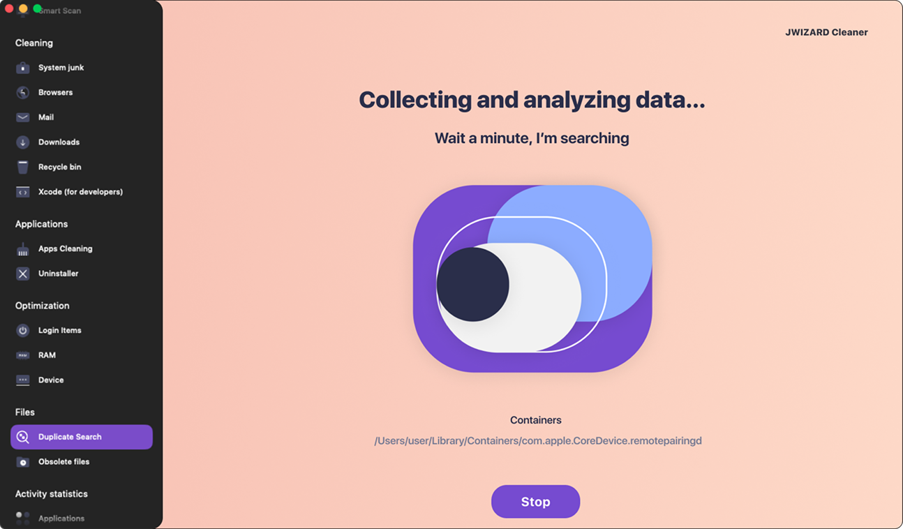 JWIZARD Cleaner data collection and analysis
